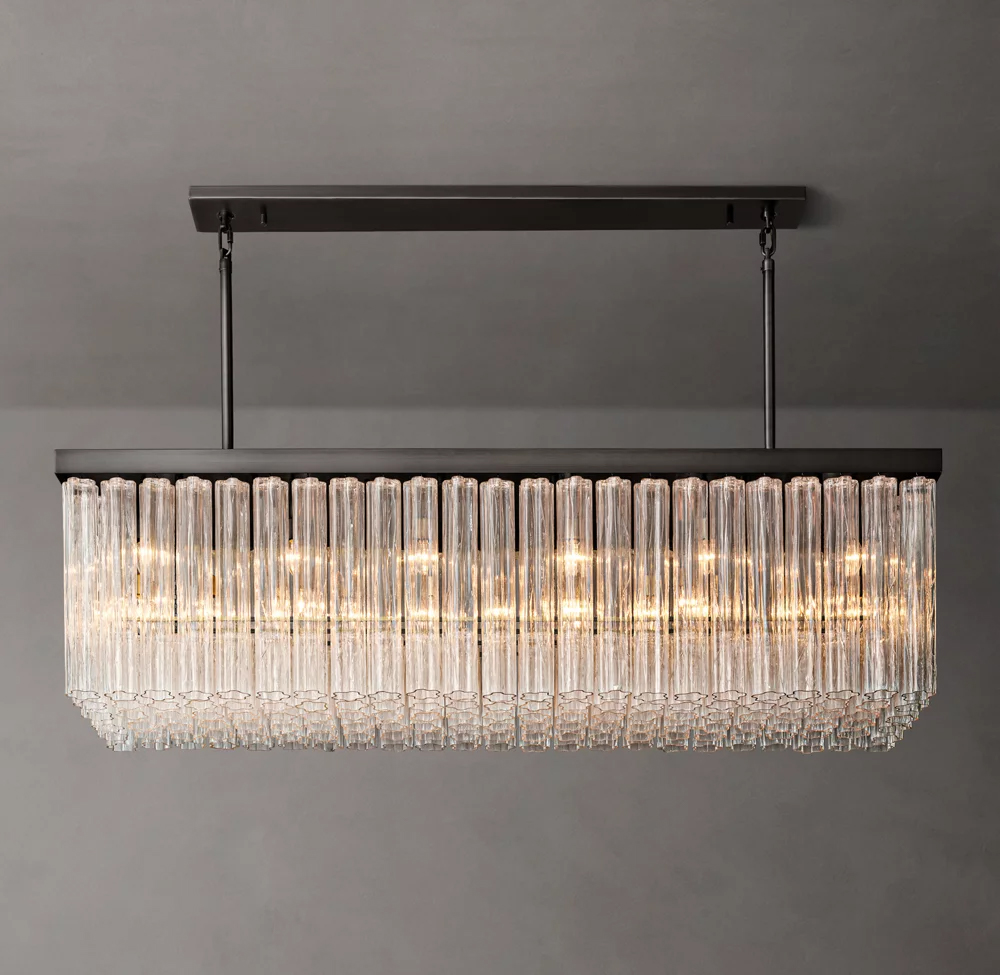 Cielo Rectangular Chandelier L54