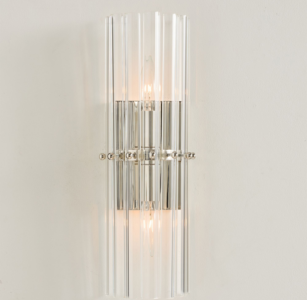 Mallory Crystal Sconce  H18