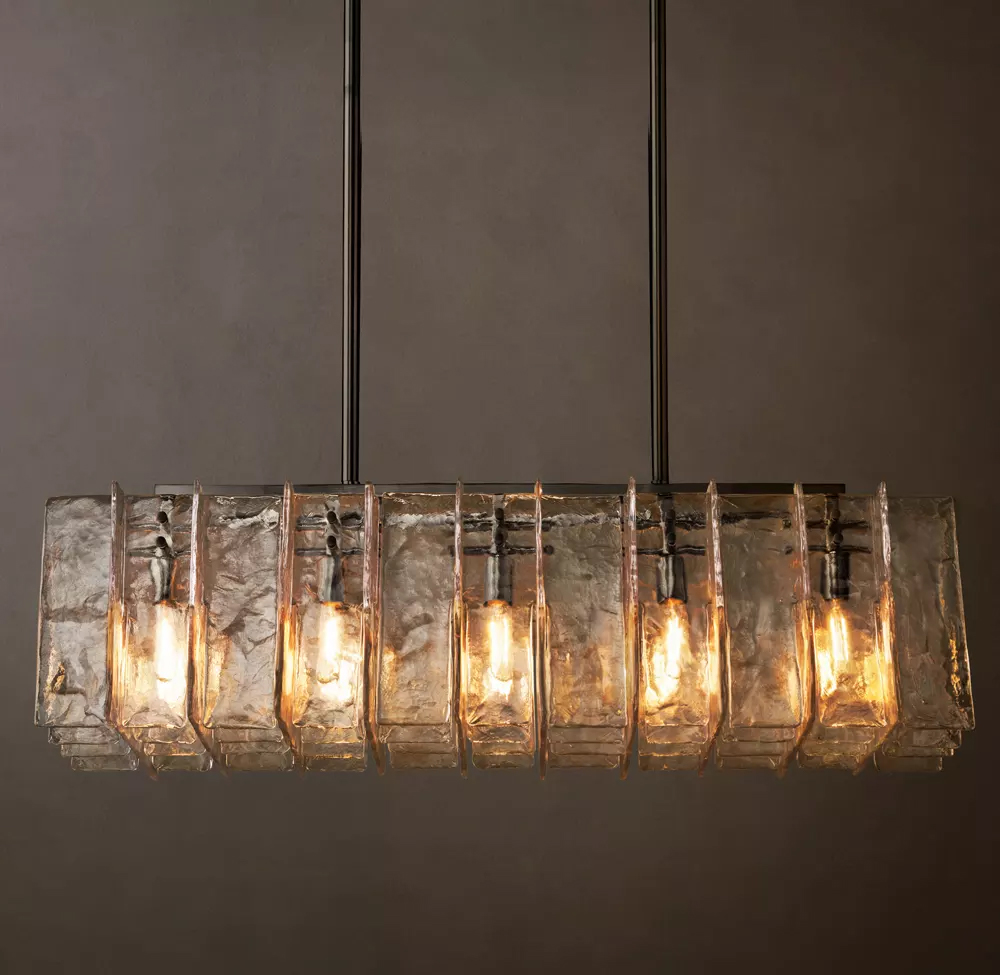 Lattice Rectangular Chandelier L49