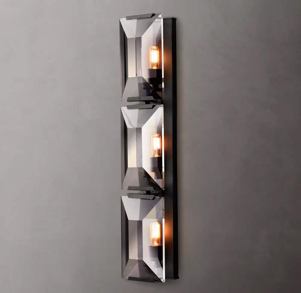 Harlow Crystal Wall Sconce H32