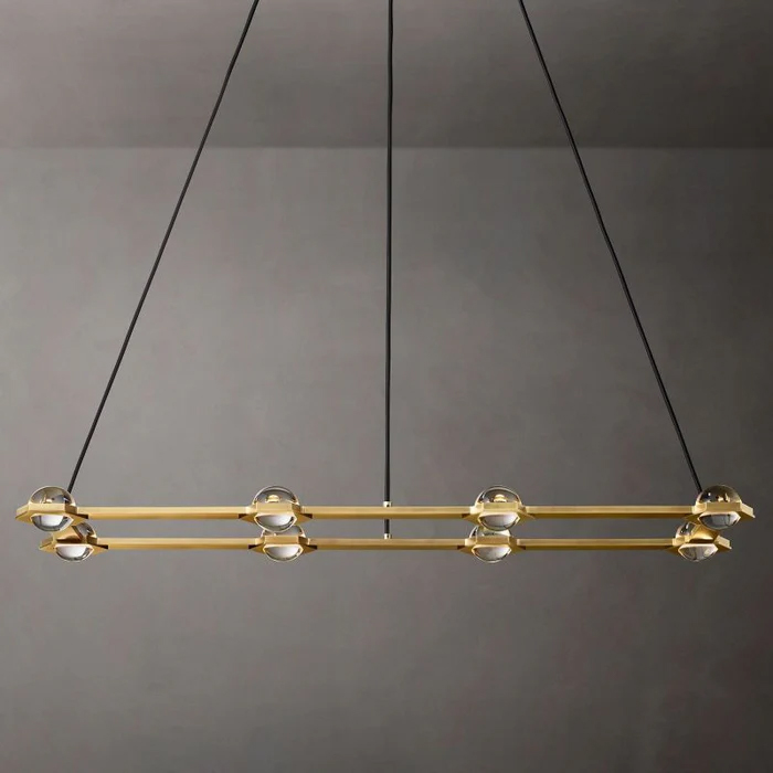 Éclatant Rectangular Chandelier L54