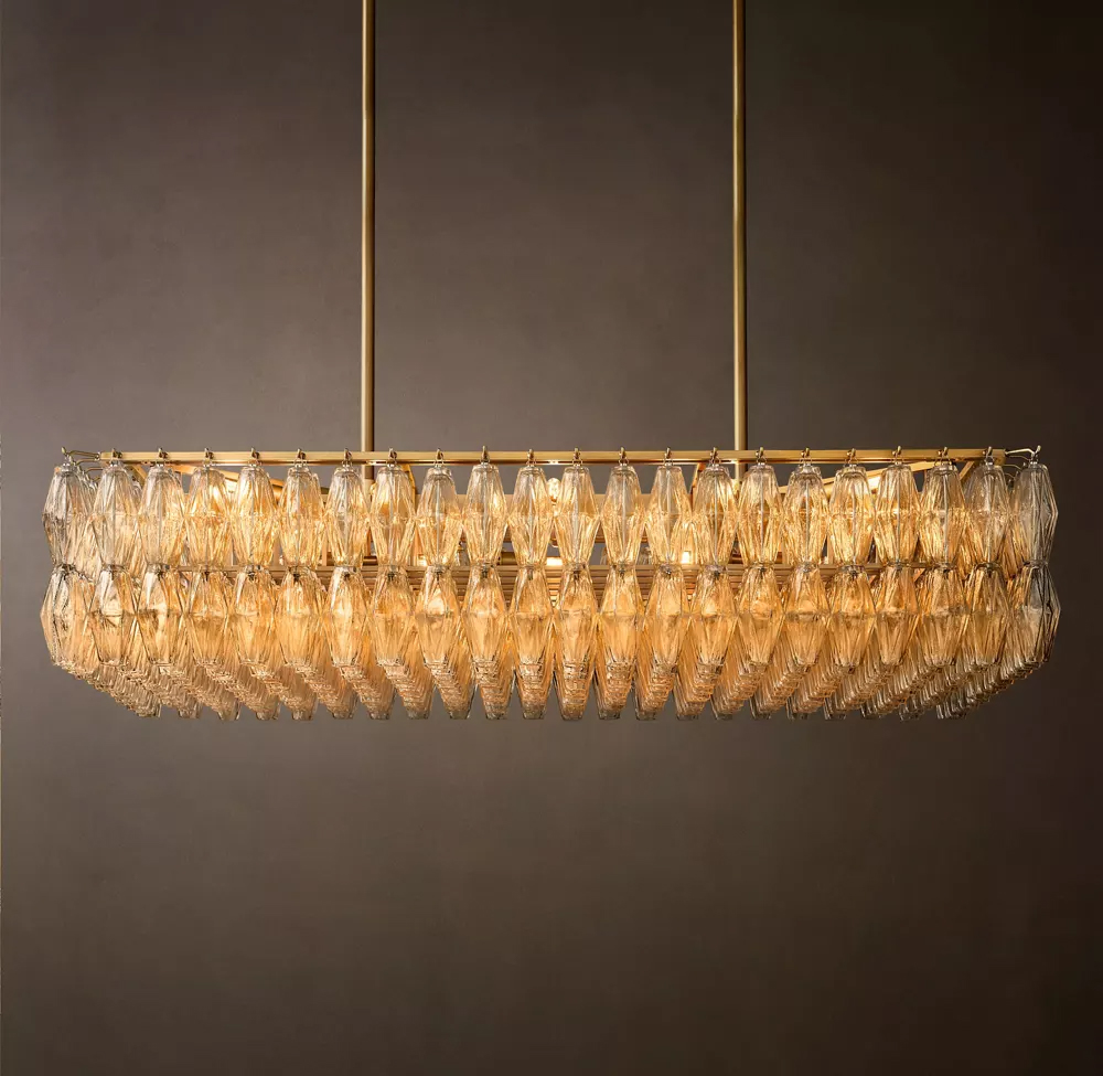 Chiara Rectangular Chandelier L54