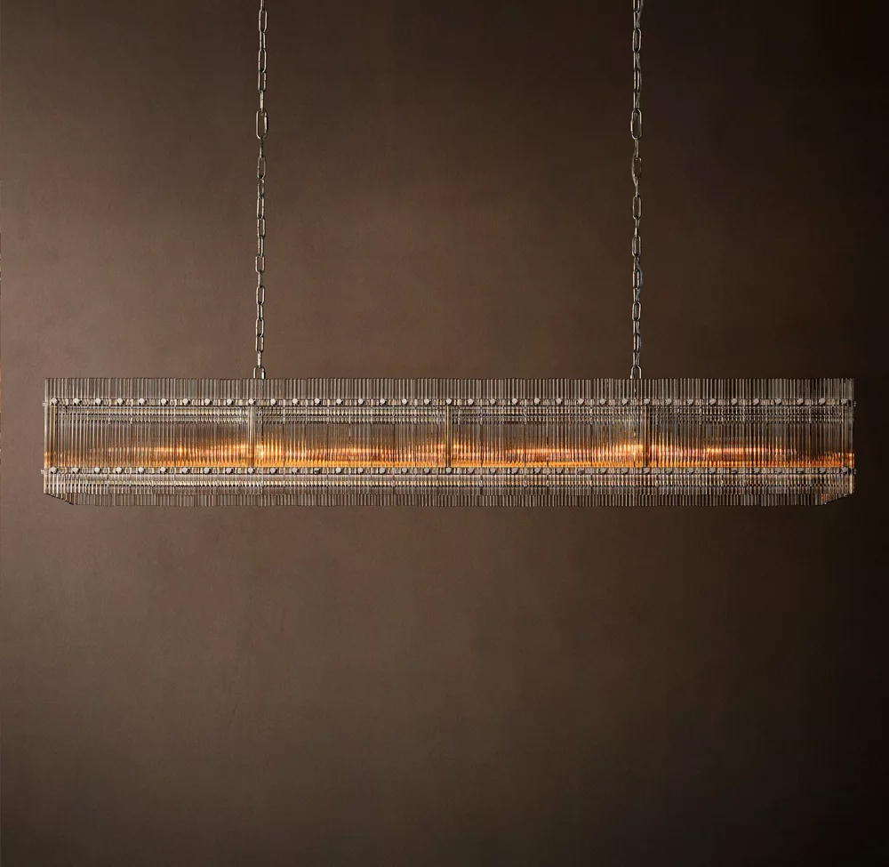 San Marco Rectangular Chandelier L72