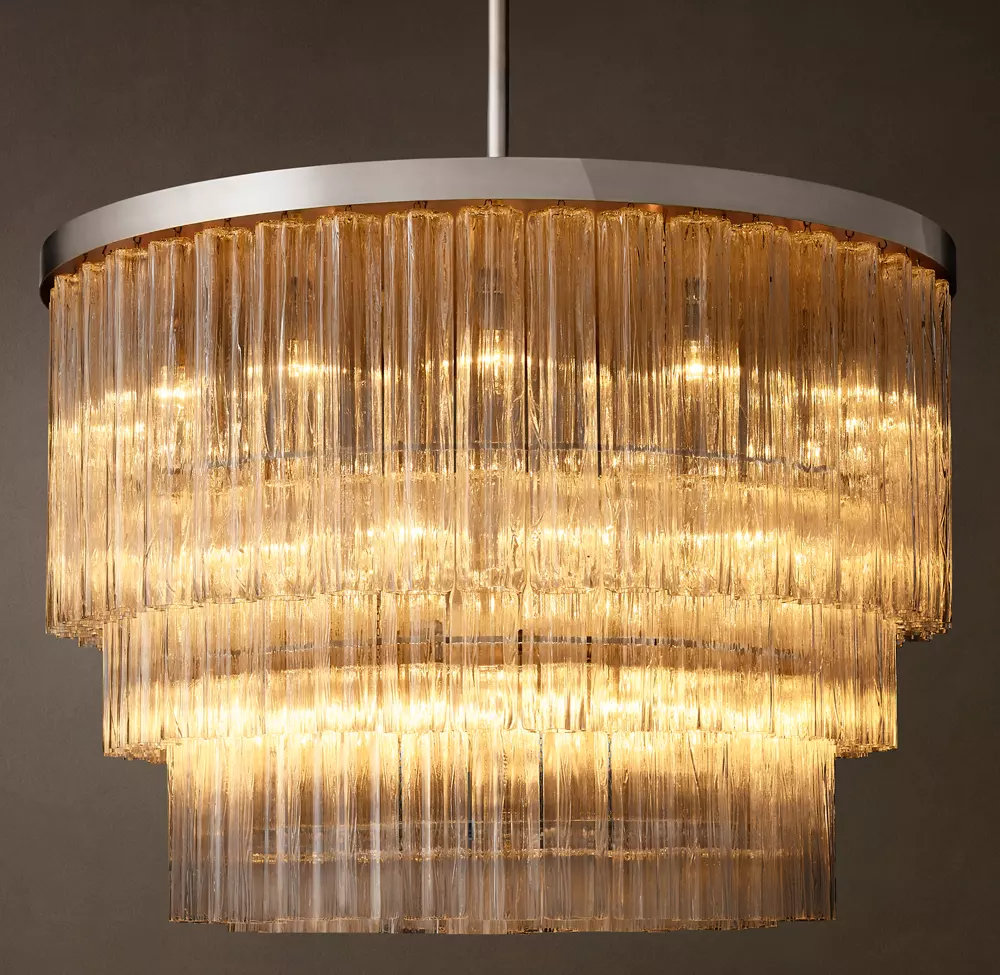 Rain Round Chandelier Dia. 18