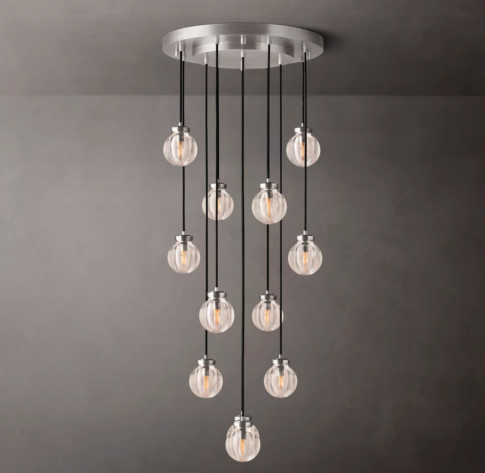 Pearl Round Chandelier Dia. 22