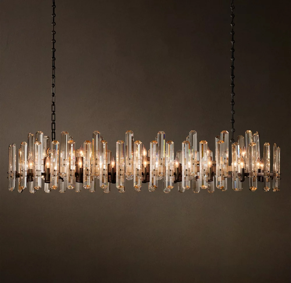 Bonnington Rectangular Chandelier L54