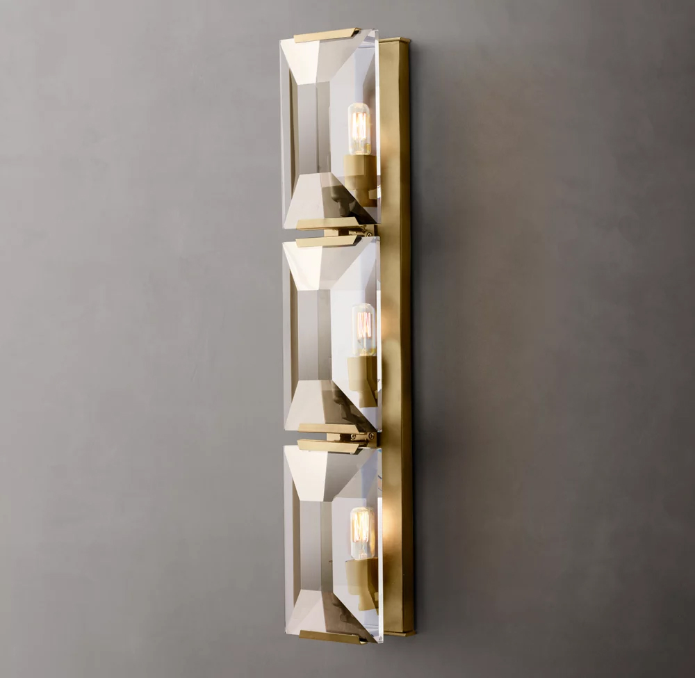 Harlow Crystal Wall Sconce H32