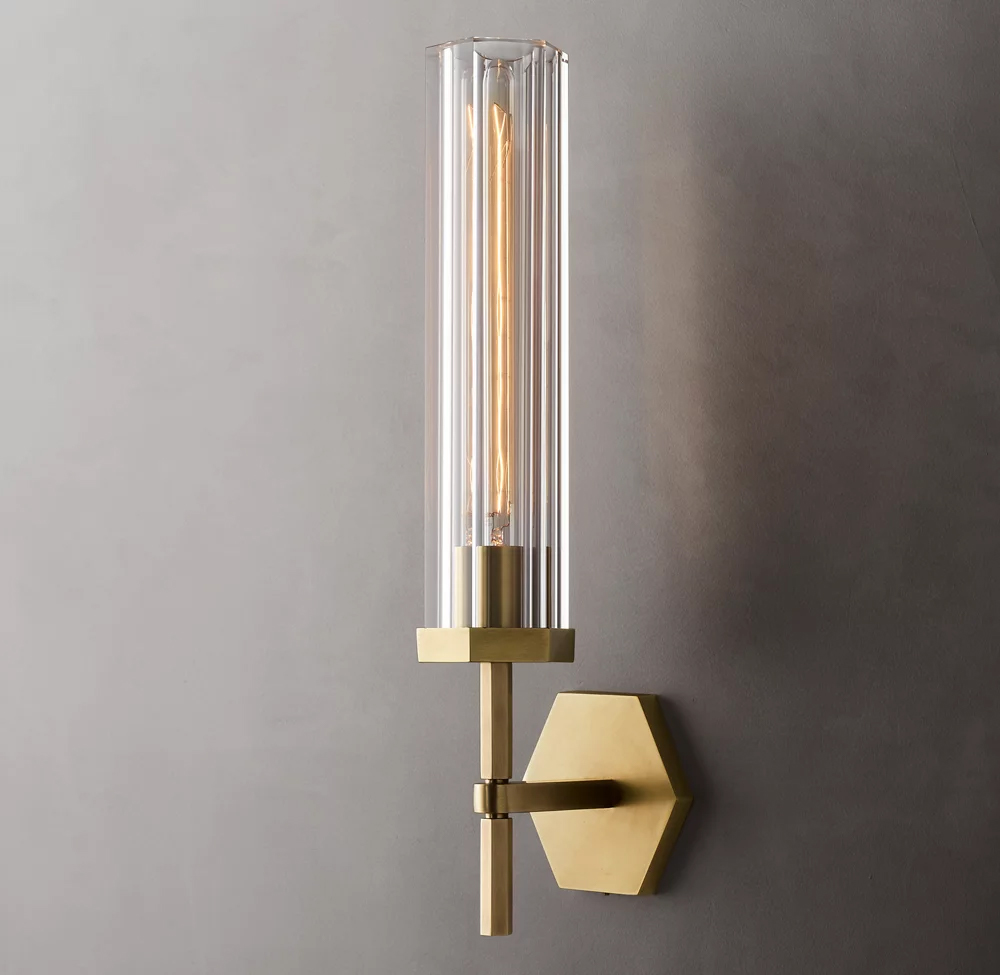 Lambeth Hexagonal Sconce H14