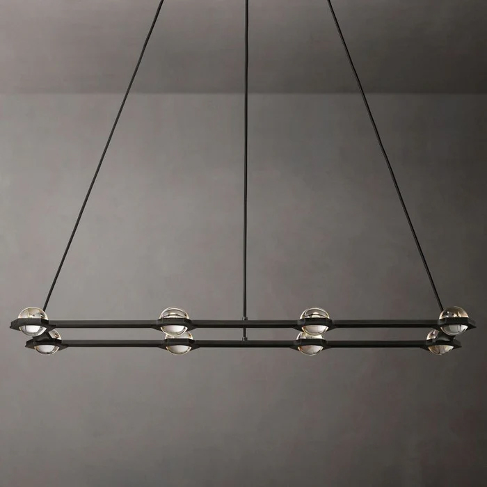 Éclatant Rectangular Chandelier L54