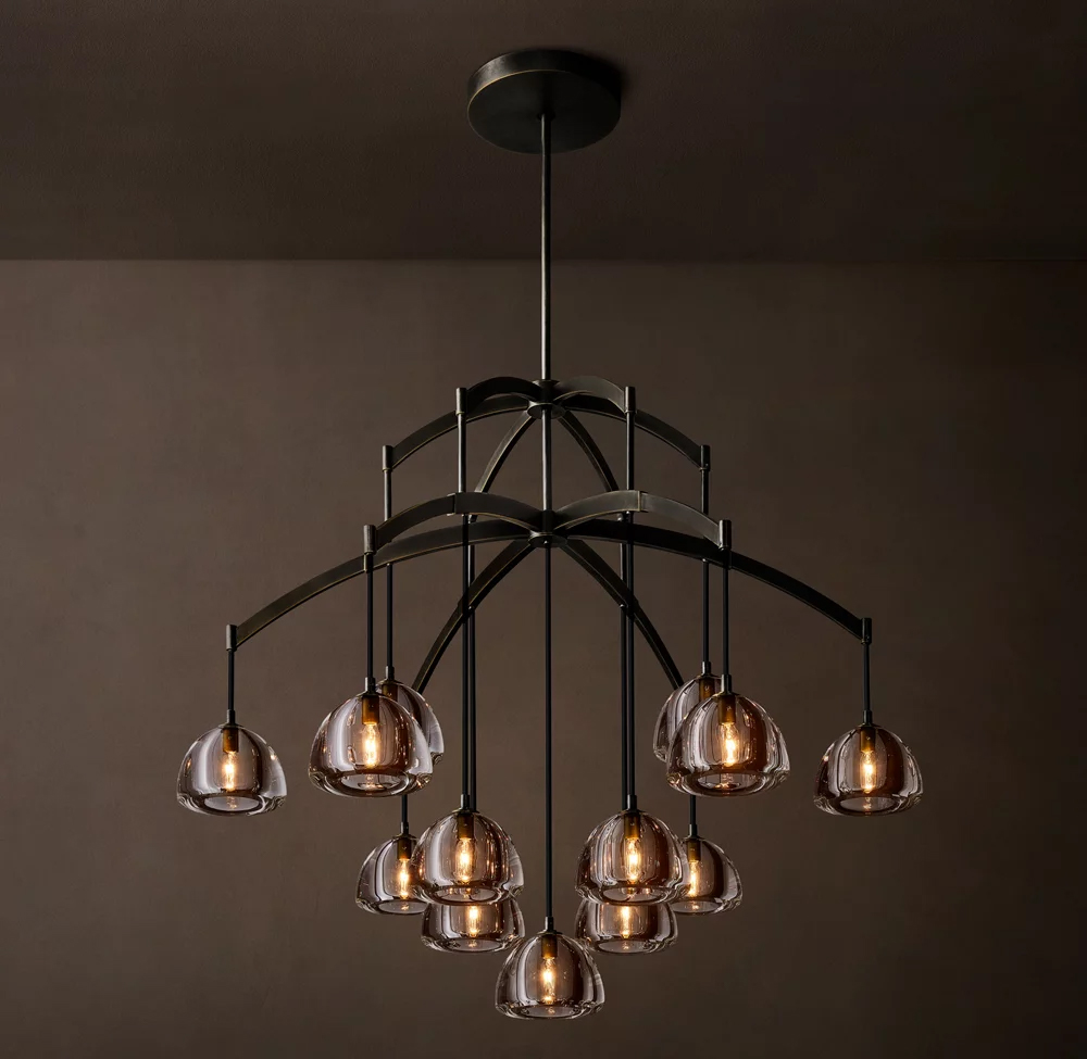 Hemisphere Round Chandelier Dia. 36