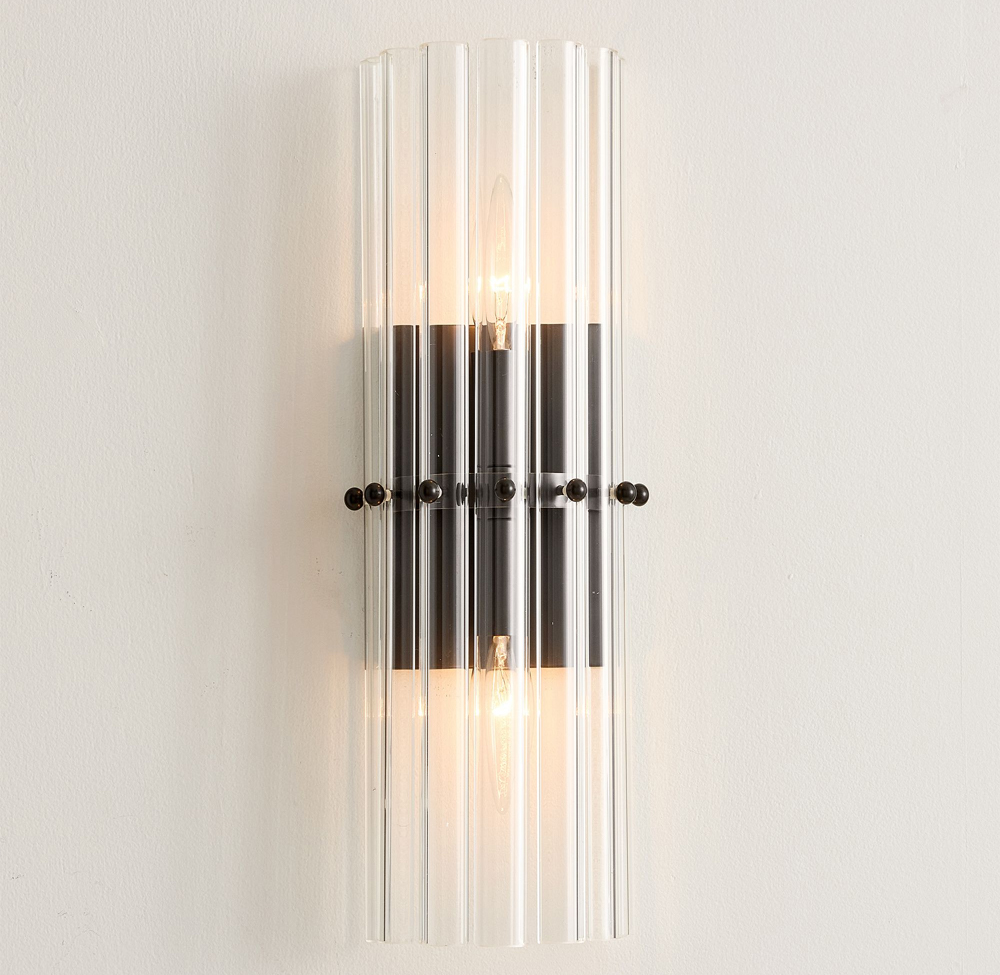 Mallory Crystal Sconce  H18