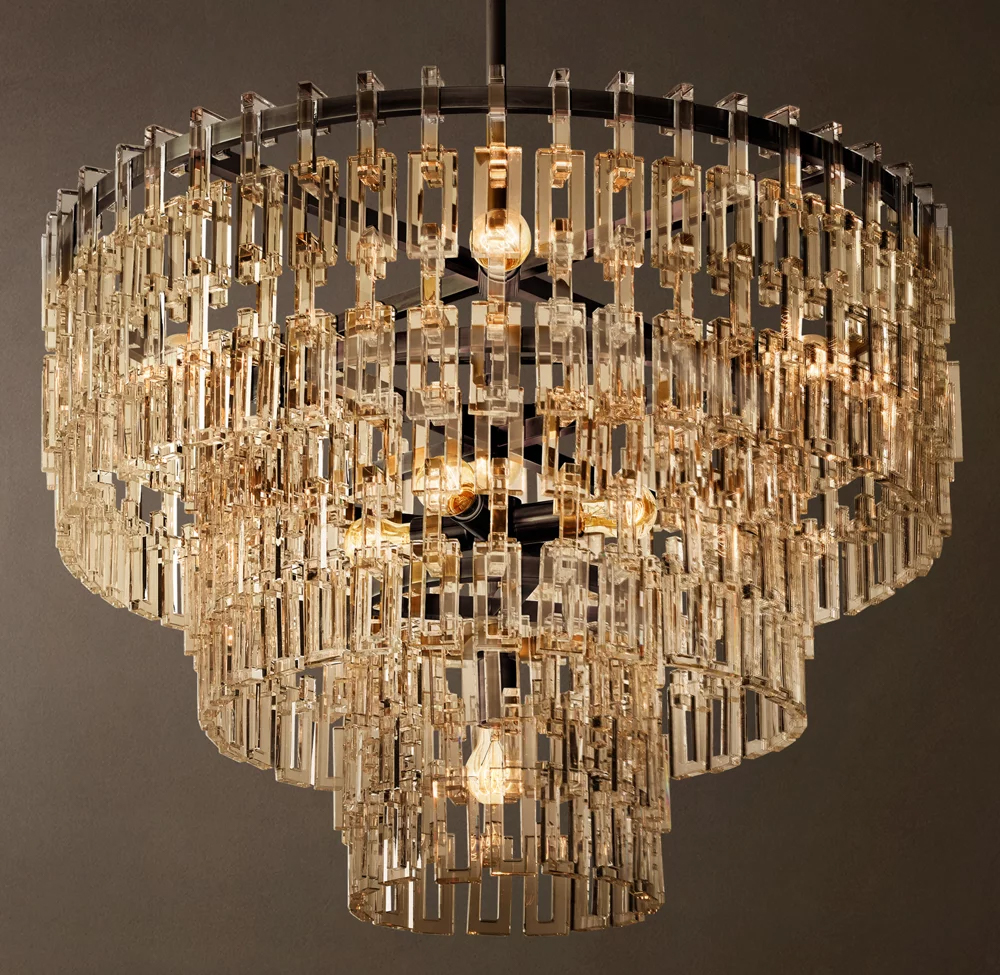 Marignan 3-Tier Round Chandelier Dia. 36
