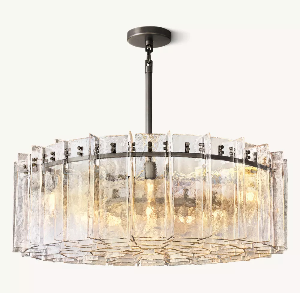 Lattice Round Chandelier Dia. 37