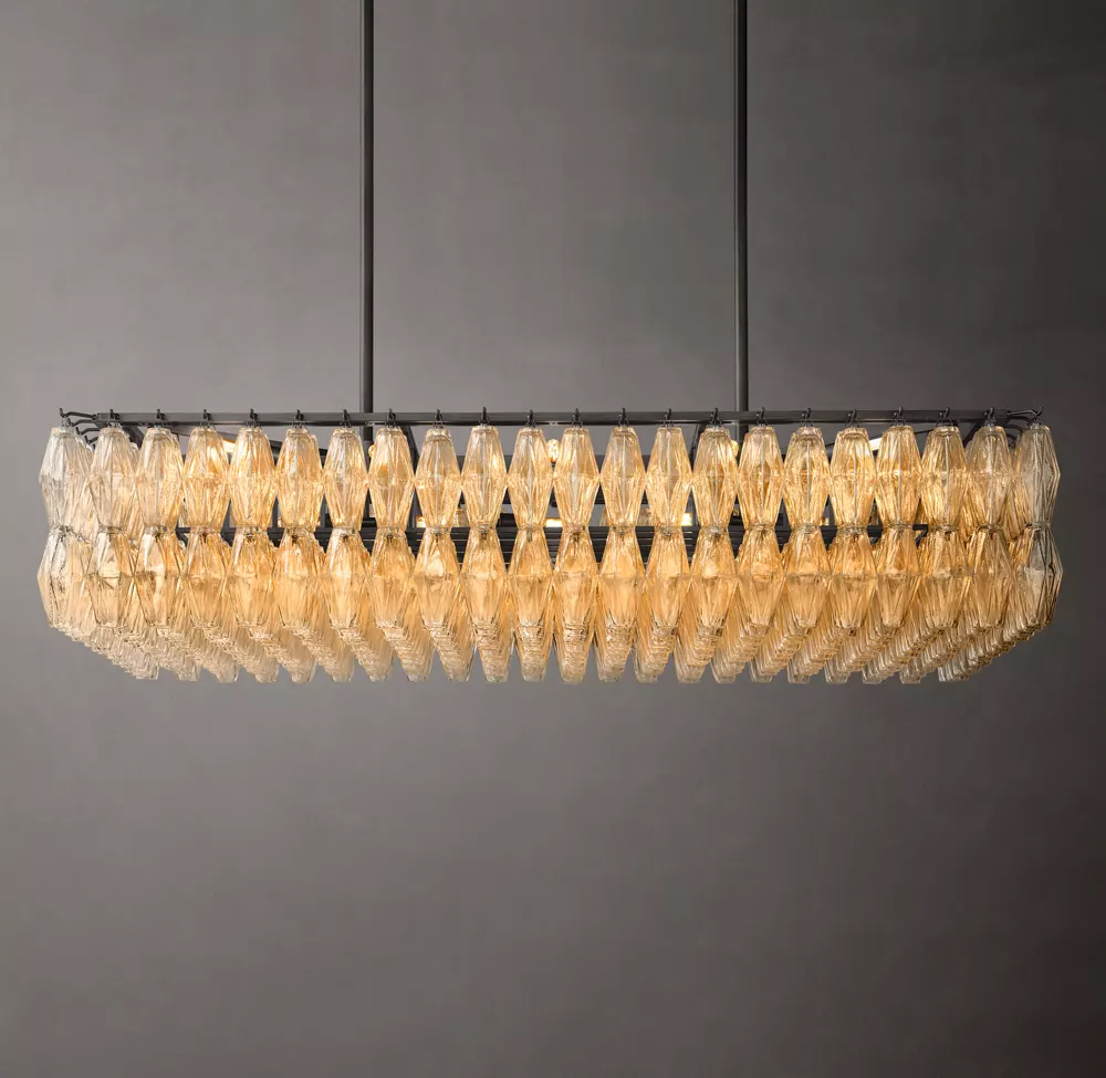 Chiara Rectangular Chandelier L54