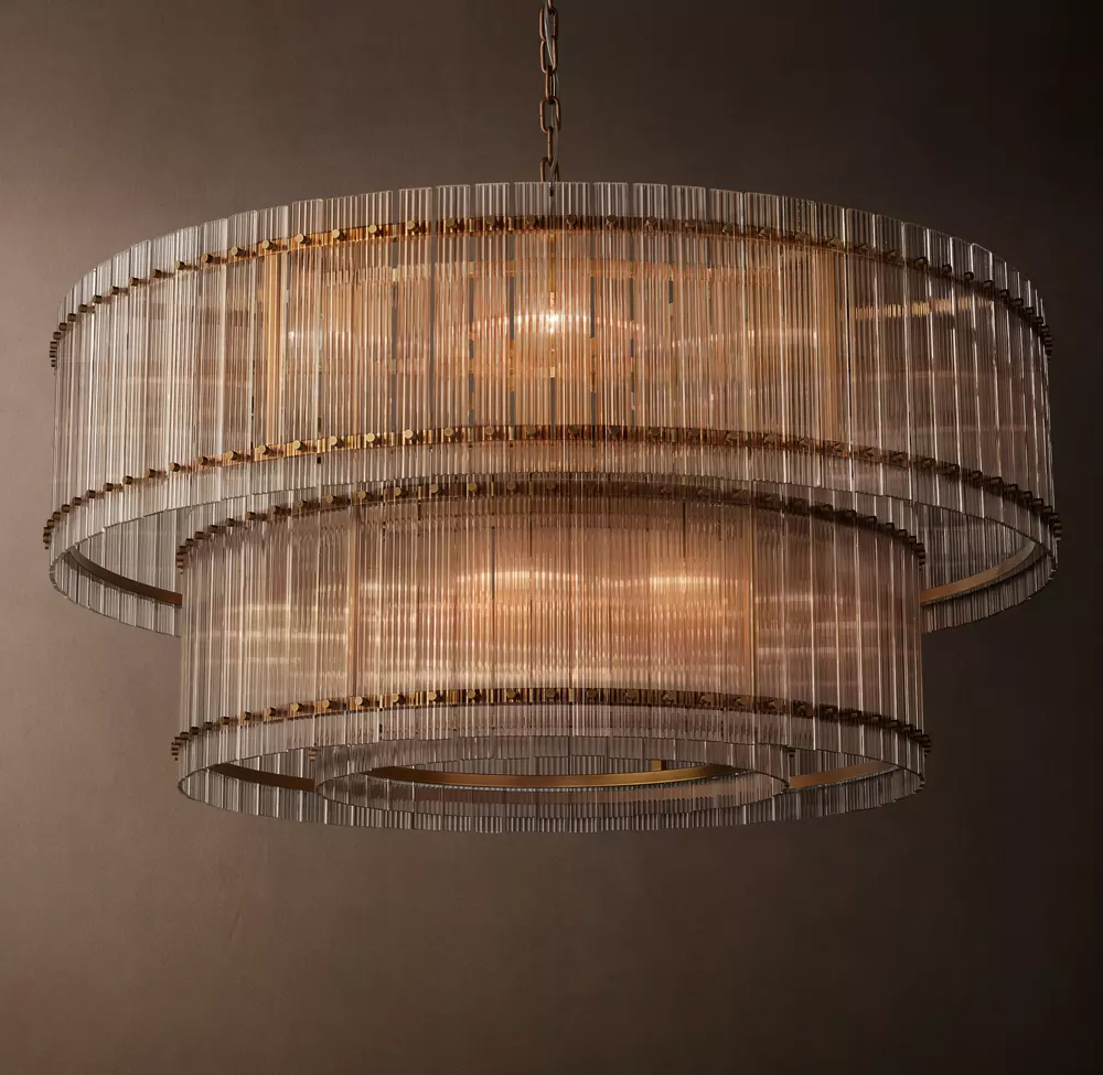 San Marco 2-Tier Round Chandelier Dia. 60