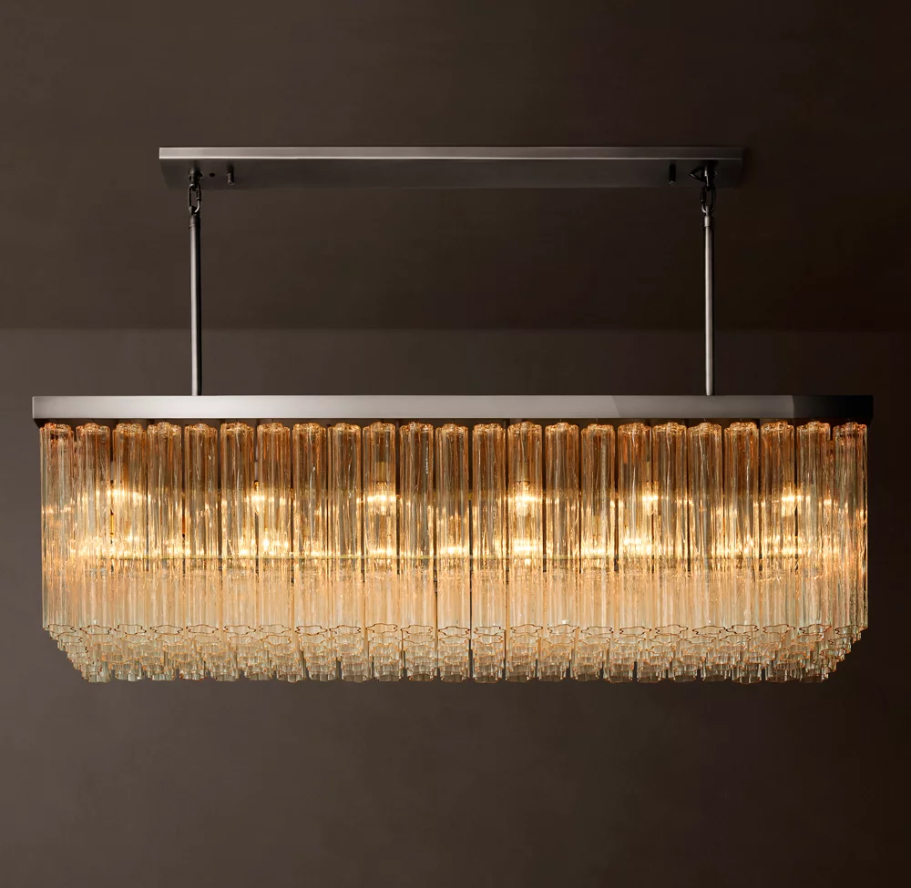 Cielo Rectangular Chandelier L54