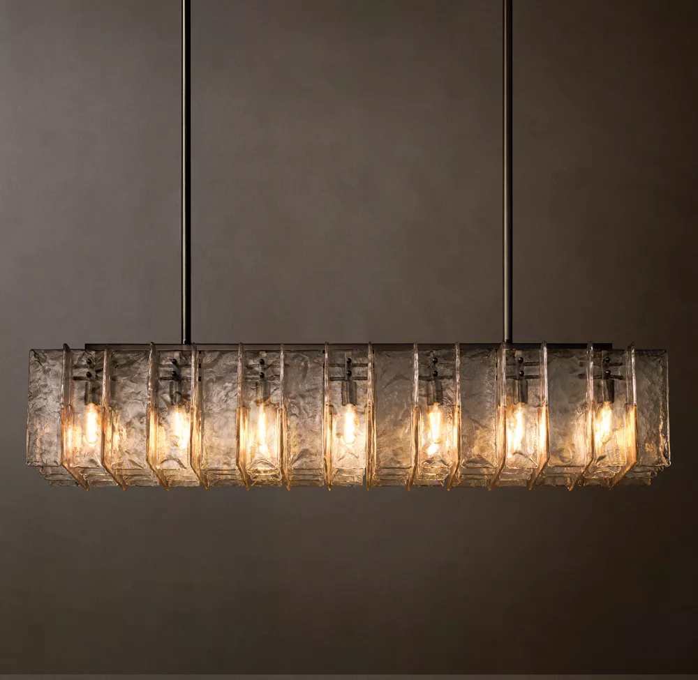 Lattice Rectangular Chandelier L49
