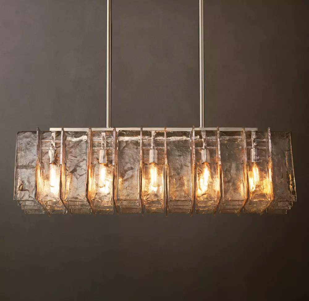 Rain Round Chandelier Dia. 18