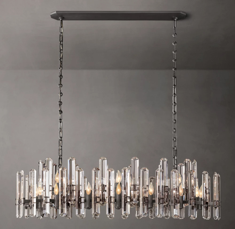 Bonnington Rectangular Chandelier L54
