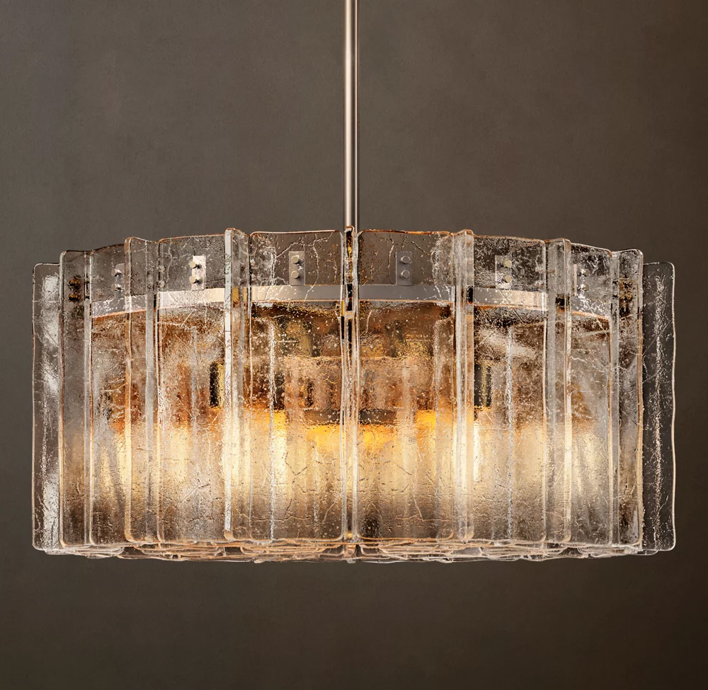 Rain Round Chandelier Dia. 18