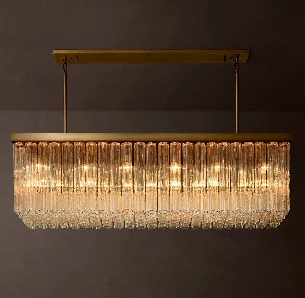 Cielo Rectangular Chandelier L54