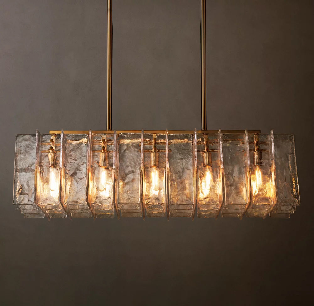 Lattice Rectangular Chandelier L49