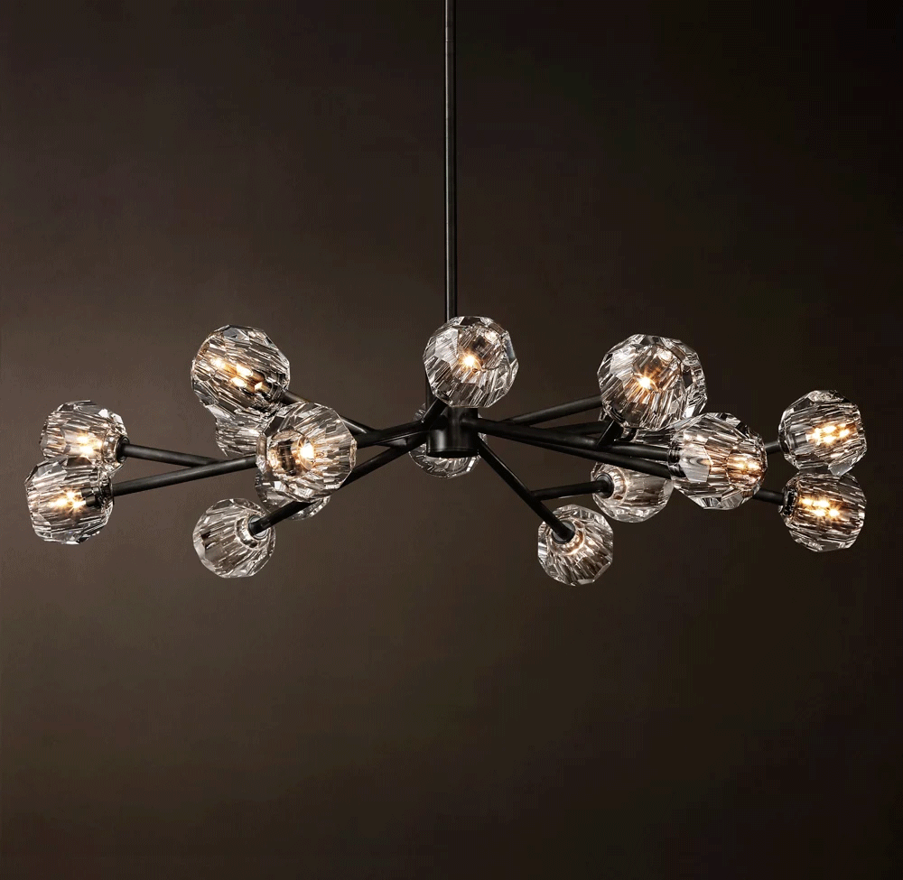 Boule Round Chandelier Dia. 24