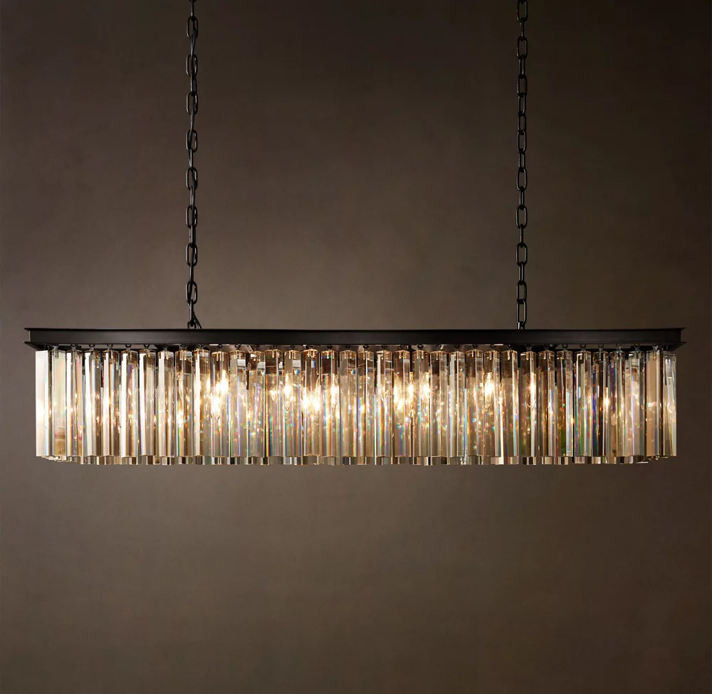 Rhys Rectangular Chandelier L49