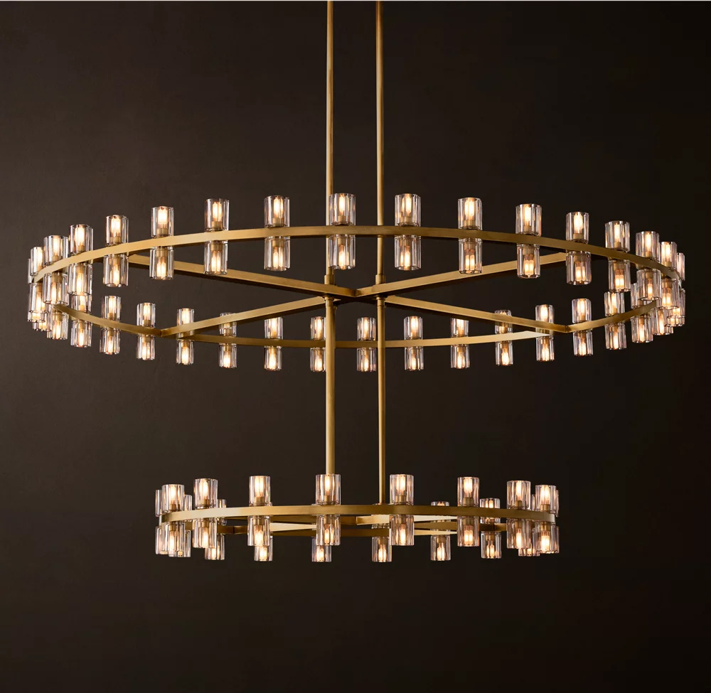 Arcachon Round 2-Tier Chandelier Dia. 60