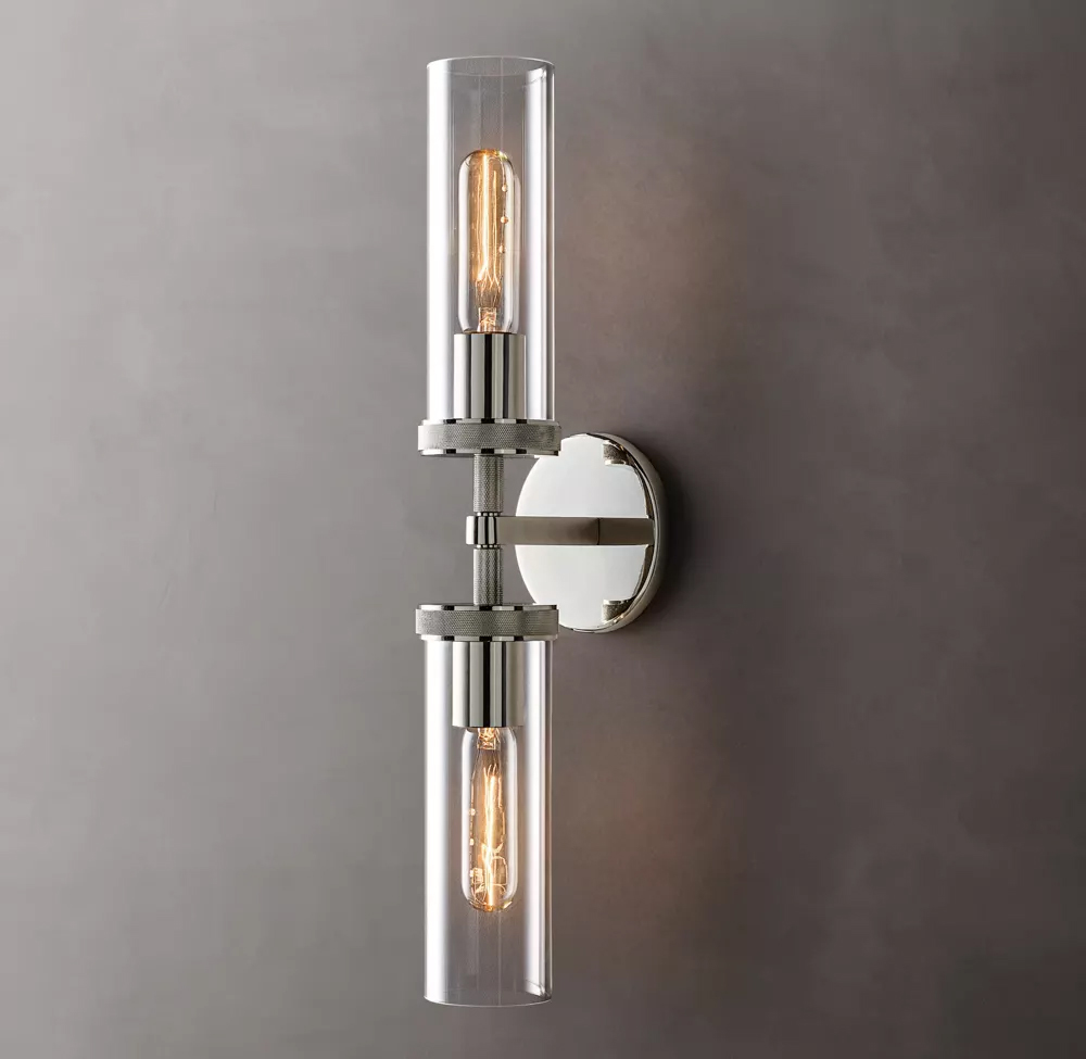 Lambeth Knurled Linear Wall Sconce H20