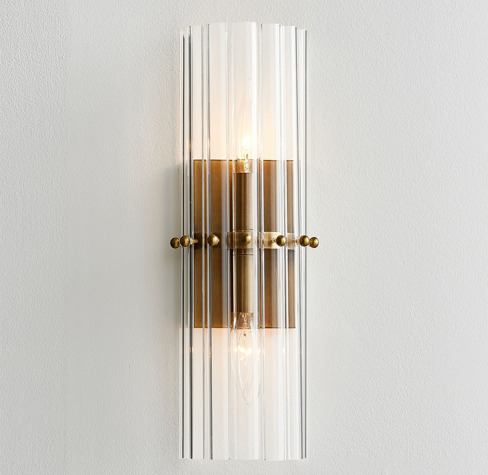 Mallory Crystal Sconce  H18