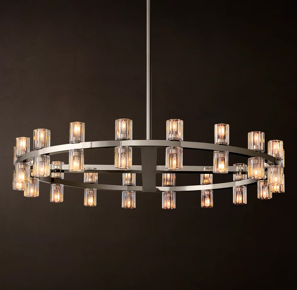 Arcachon Round Chandelier Dia. 36