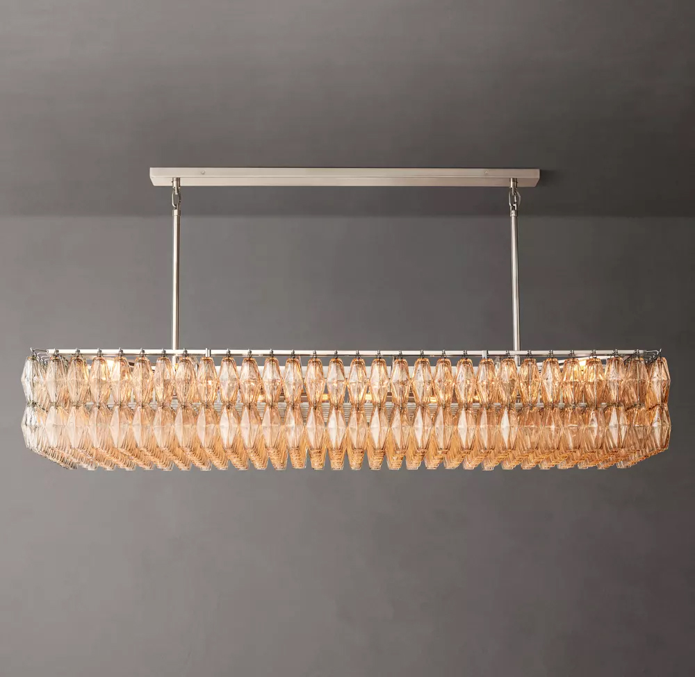 Chiara Rectangular Chandelier L54