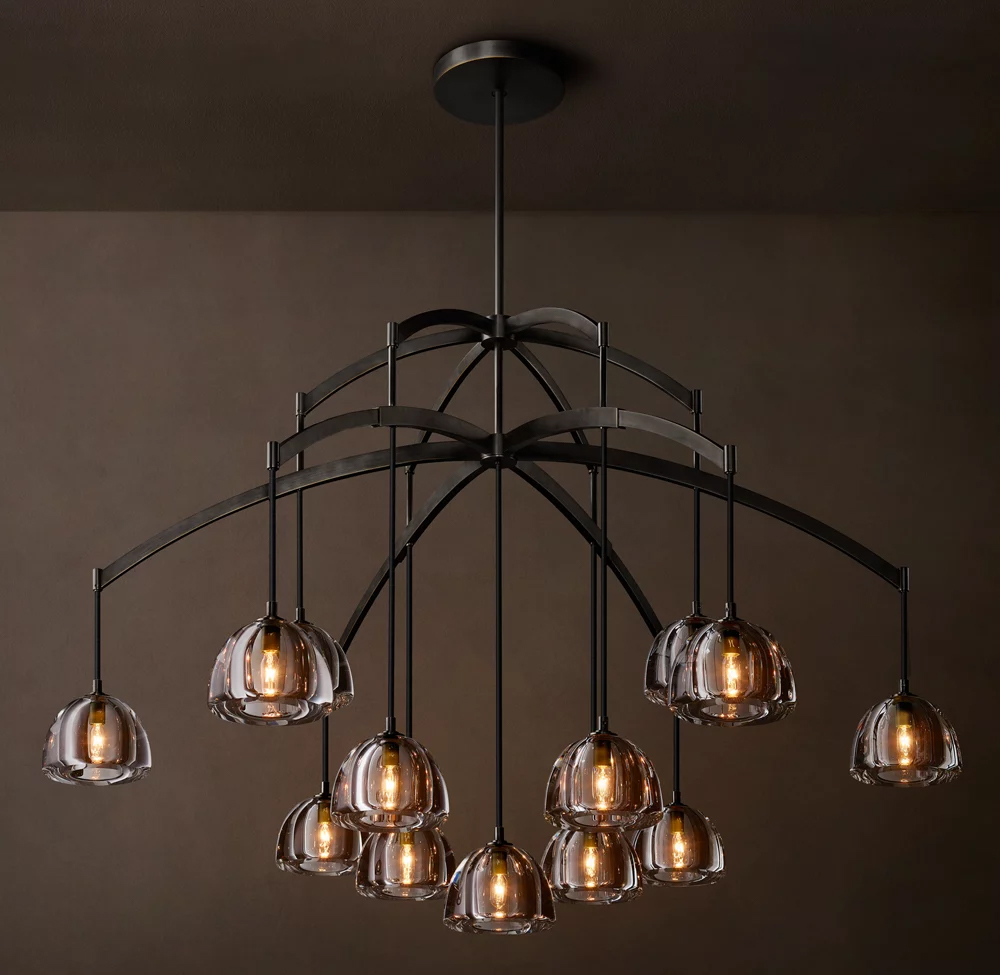 Hemisphere Round Chandelier Dia. 36