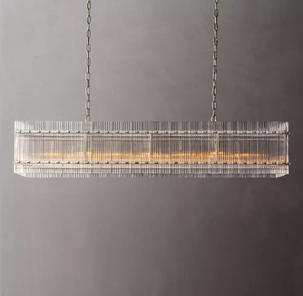San Marco Rectangular Chandelier L72