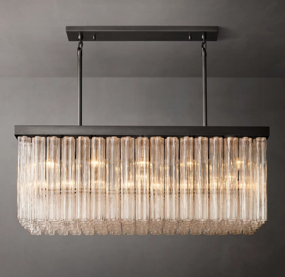 Cielo Rectangular Chandelier L54