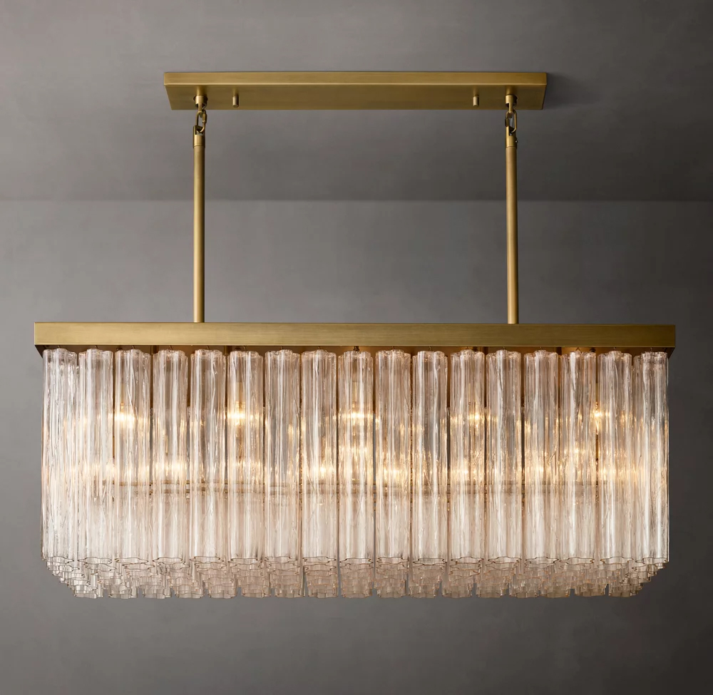 Cielo Rectangular Chandelier L54