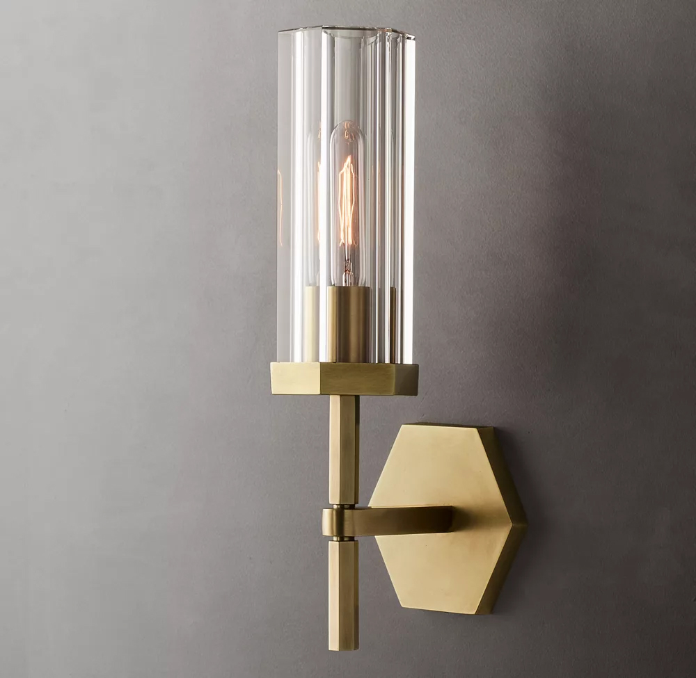 Lambeth Hexagonal Sconce H14