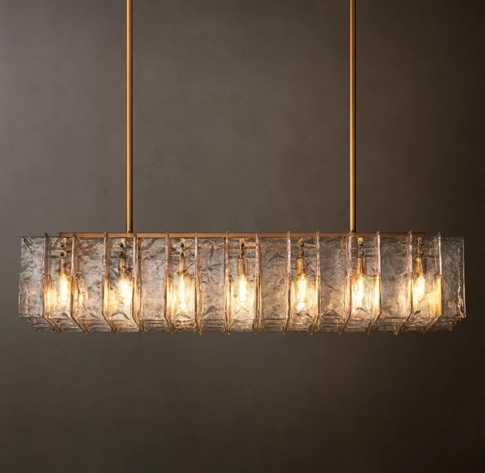 Lattice Rectangular Chandelier L49