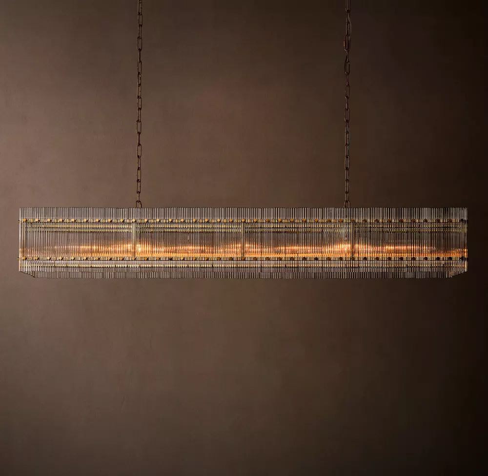 San Marco Rectangular Chandelier L72