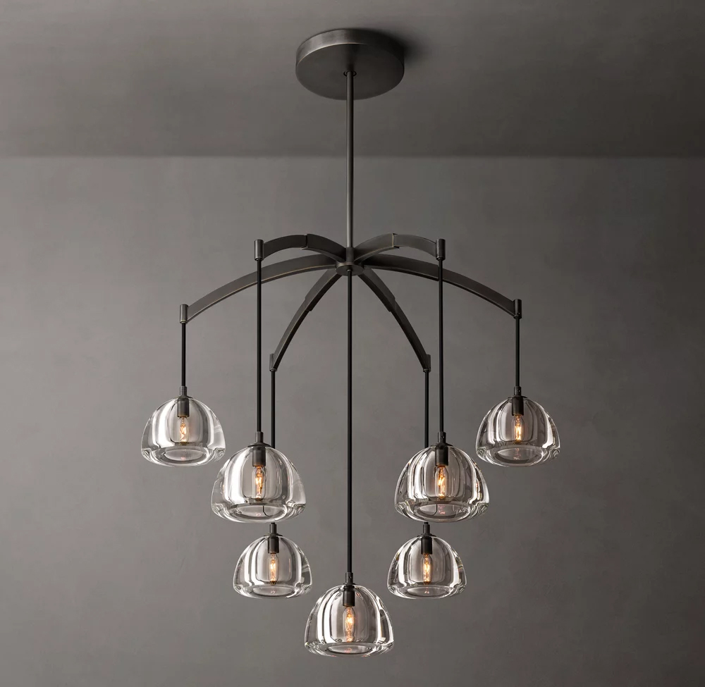 Hemisphere Round Chandelier Dia. 36