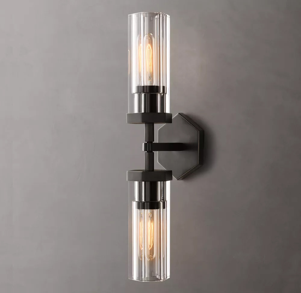 Lambeth Hexagonal Linear Sconce H20
