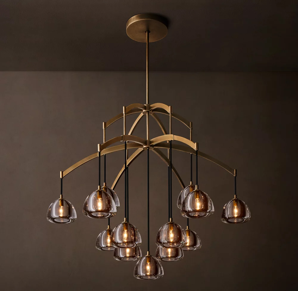 Hemisphere Round Chandelier Dia. 36