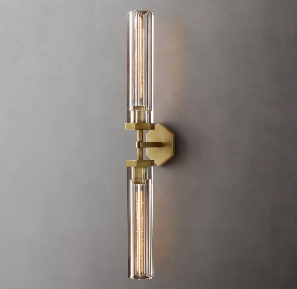 Lambeth Hexagonal Linear Sconce H20