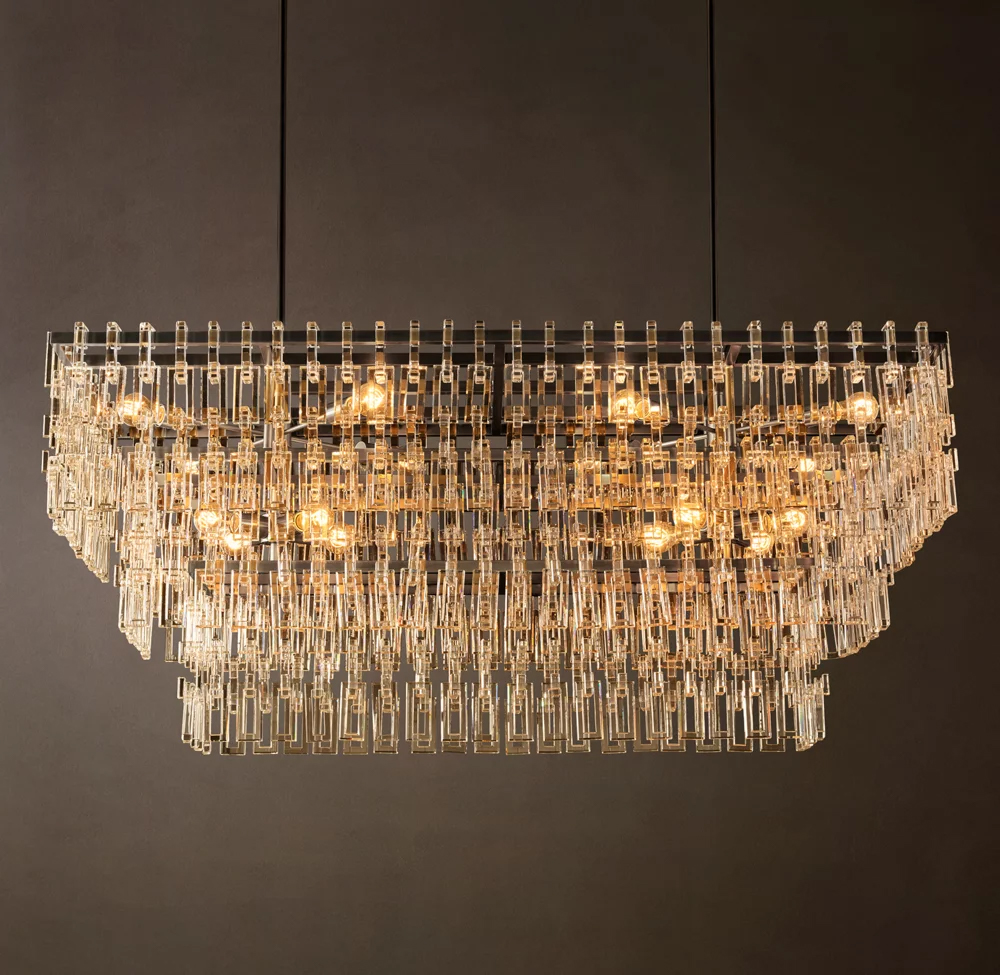 Rain Round Chandelier Dia. 18