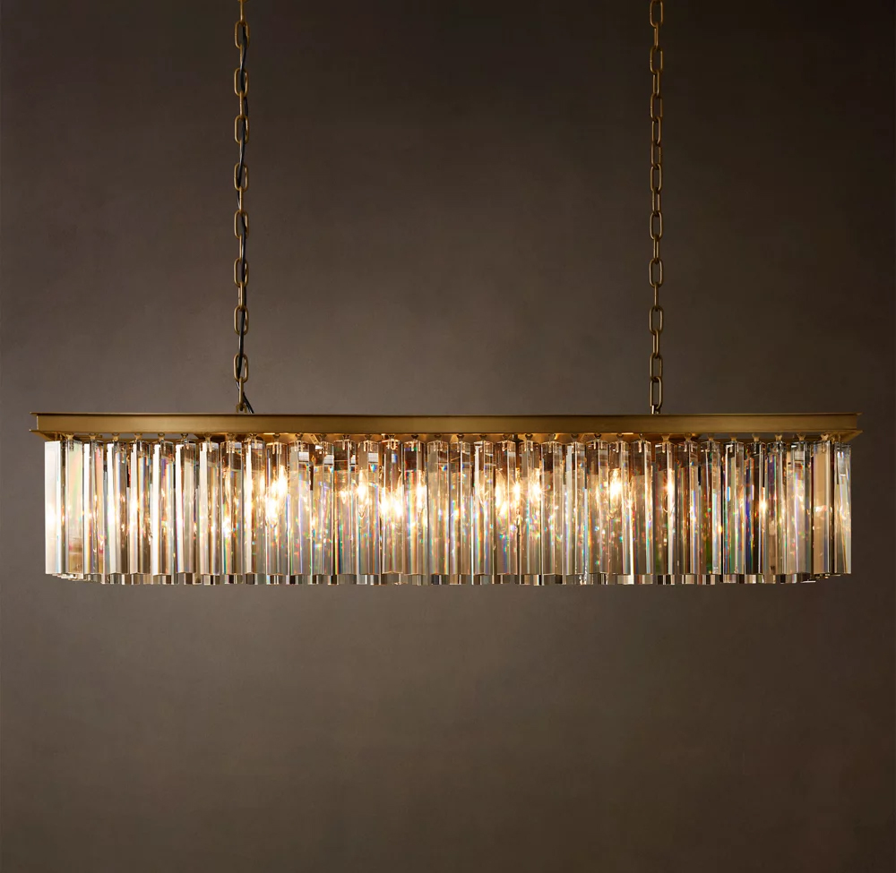 Rhys Rectangular Chandelier L49