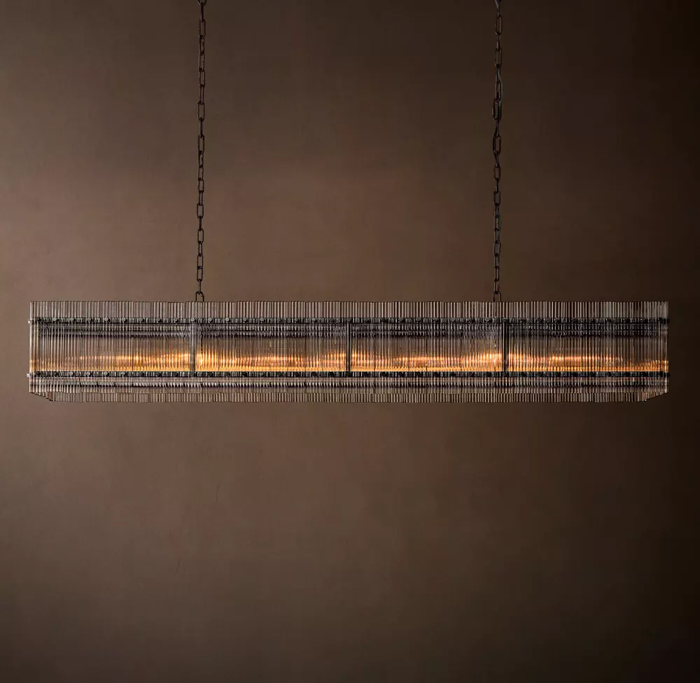 San Marco Rectangular Chandelier L72