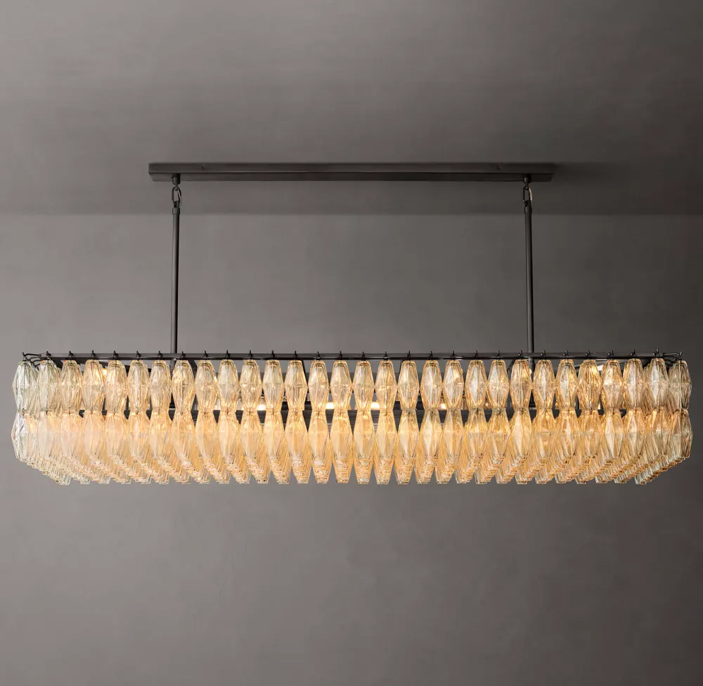 Chiara Rectangular Chandelier L54