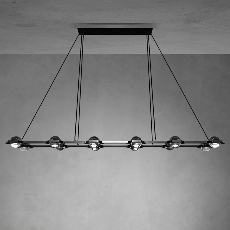 Éclatant Rectangular Chandelier L54