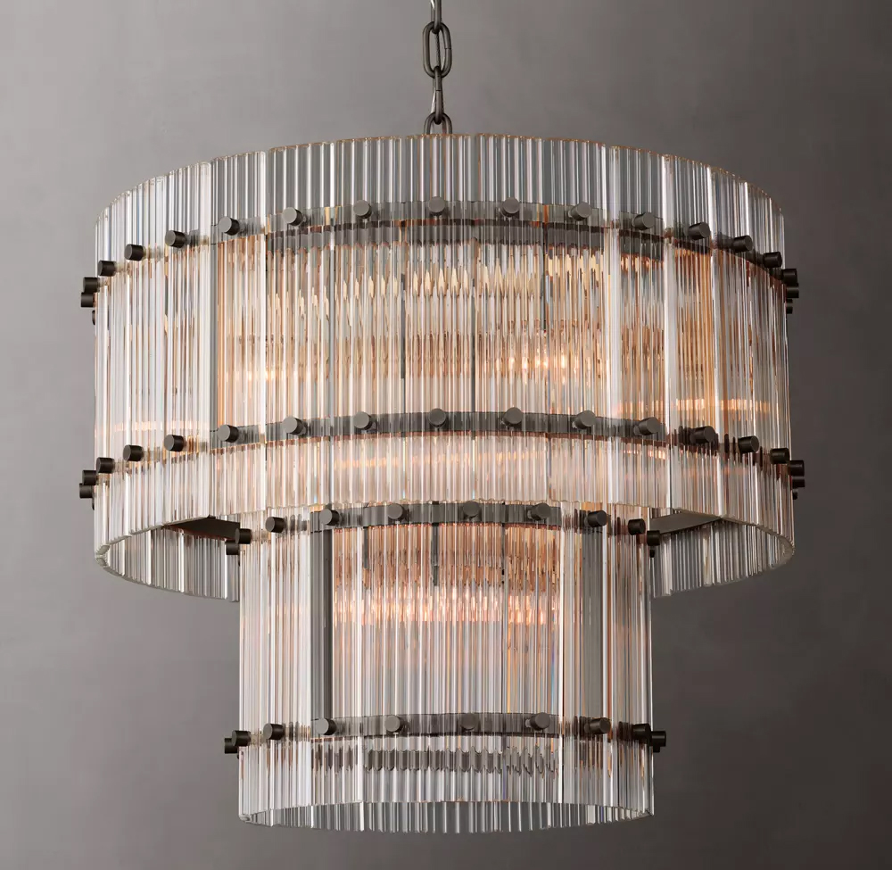 San Marco 2-Tier Round Chandelier Dia. 60
